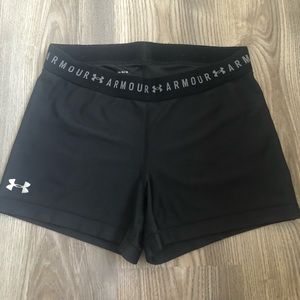 Black Under Armour Spandex Shorts